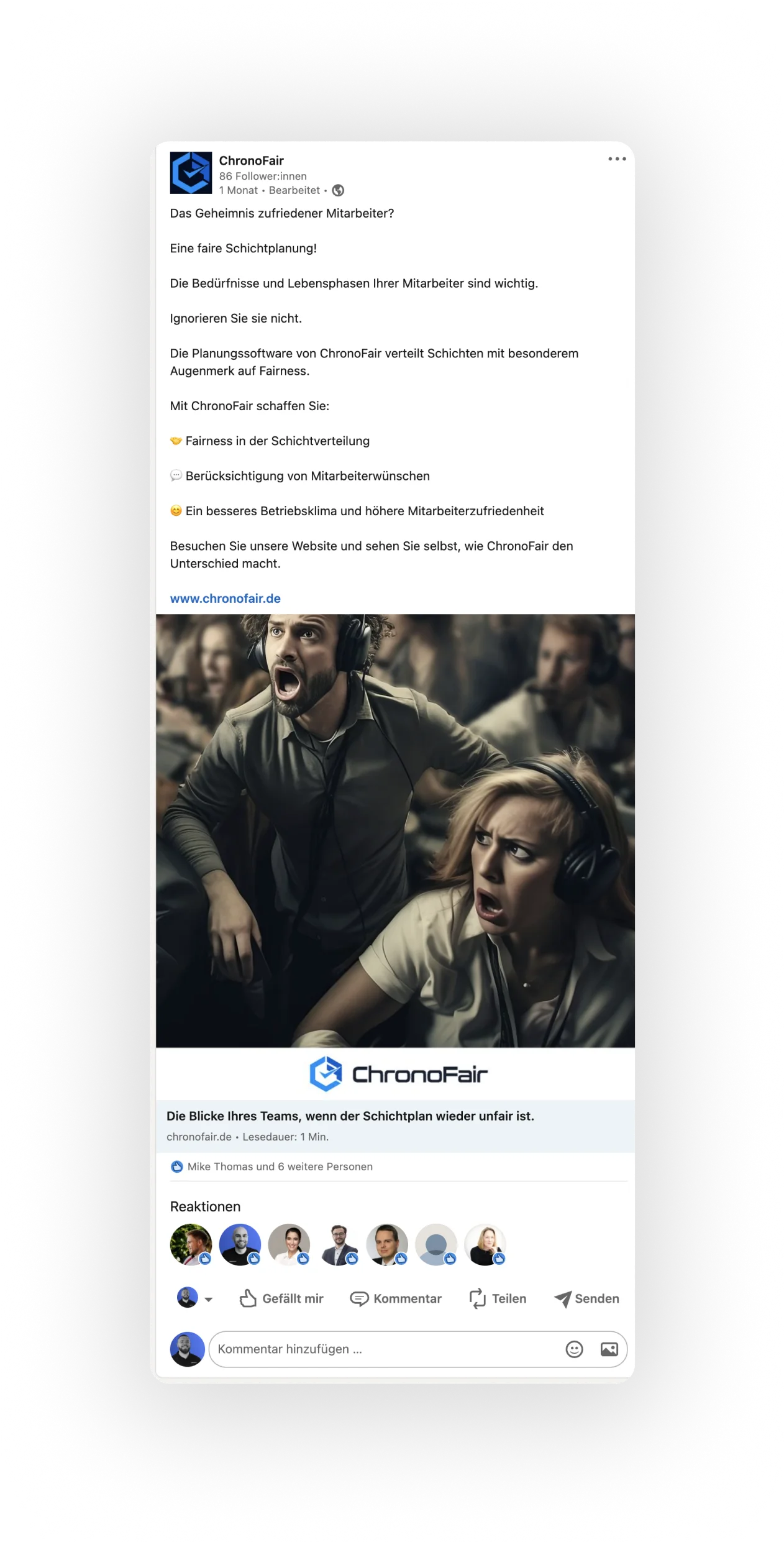 Screenshot LinkedIn Ad